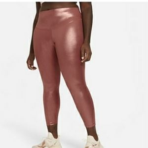 Nike One 3X Icon Clash Shimmer Dri-FIT Tight Fit 7/8 Leggings